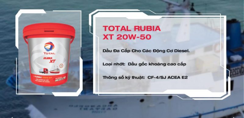 Dầu nhớt hàng hải Total